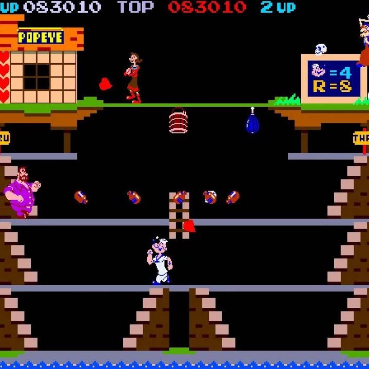 Wynajem automatów Arcade z grami RETRO takimi jak Popeye na imprezy
