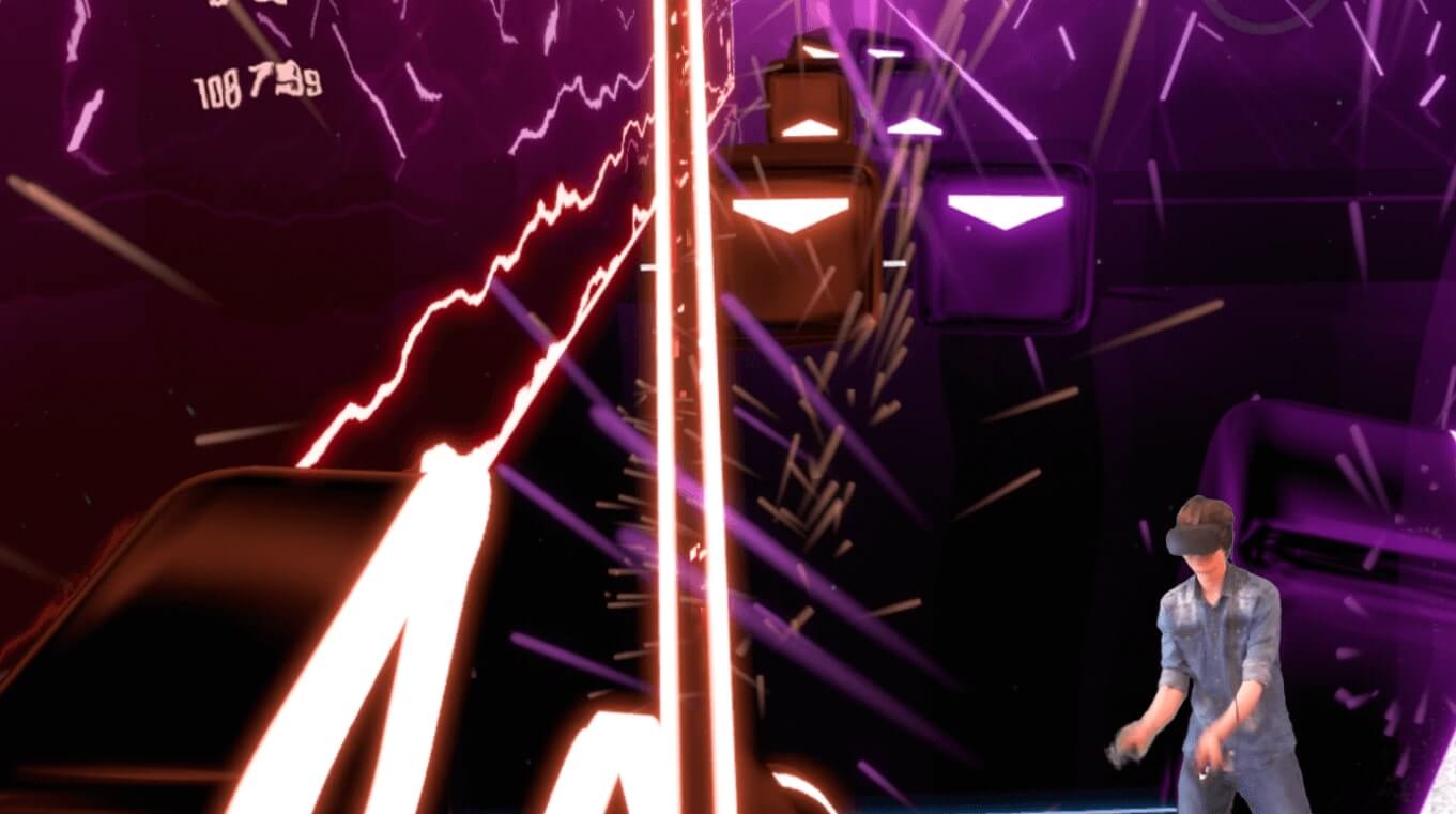 Wypożyczalnia VR Łódź - symulacja Beat Saber