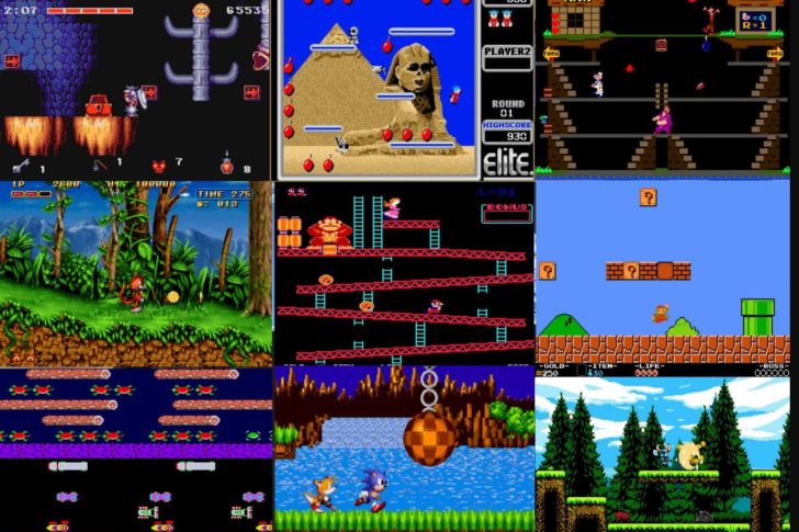 Wynajem automatów arcade do gier retro takich jak kultowe gry platformowe na imprezy i eventy firmowe